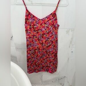 French Connection Floral Mini Dress - Pink and Yellow